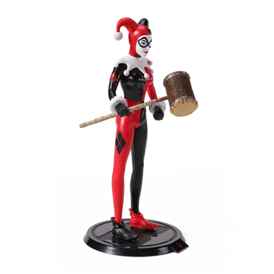 NOBLE COLLECTION DC - SS - HARLEY QUINN JESTER BENDYFIG-8