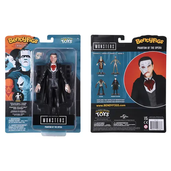 NOBLE COLLECTION - UNIVERSAL MONSTERS BENDYFIGS PHANTOM OF THE OPERA-3