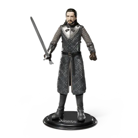 NOBLE COLLECTION - GAME OF THRONES - JON SNOW BENDYFIG-0
