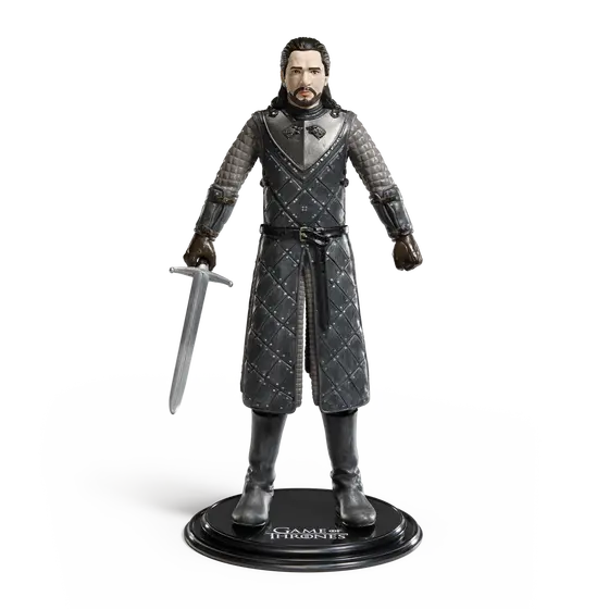 NOBLE COLLECTION - GAME OF THRONES - JON SNOW BENDYFIG-3