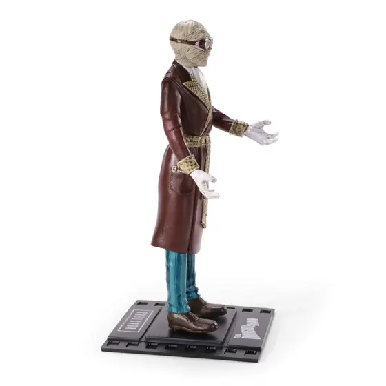 NOBLE COLLECTION - UNIVERSAL MONSTERS BENDYFIGS INVISIBLE MAN-5