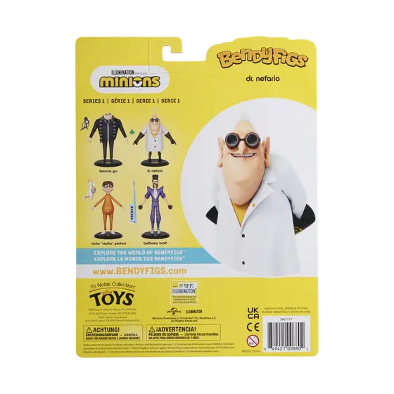 NOBLE COLLECTION - UNIVERSAL - MINIONS - DR. NEFARIO BENDYFIG-5