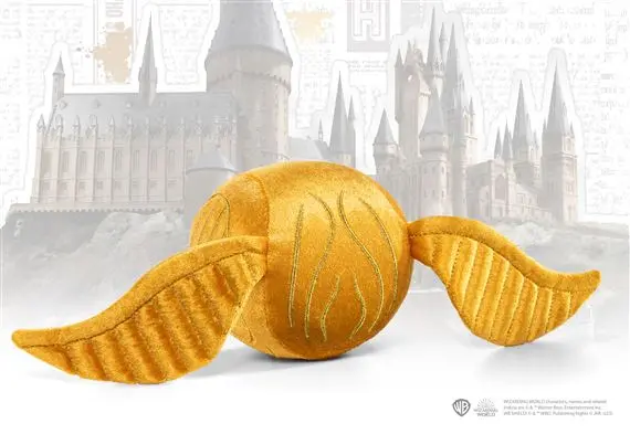 NOBLE COLLECTION - HARRY POTTER-GOLDEN SNITCH PLUSH-0