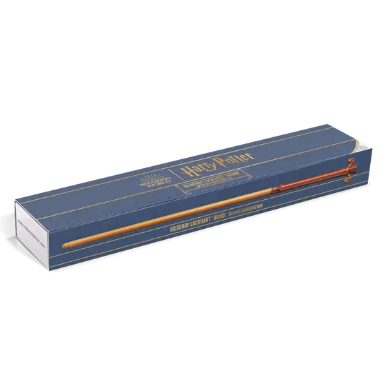 NOBLE COLLECTION - HARRY POTTER-GILDEROY LOCKHART WAND IN OLLIVANDERS BOX-6