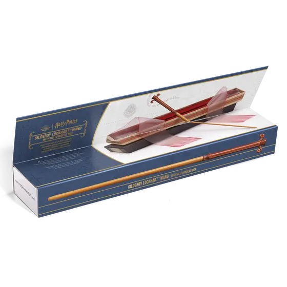 NOBLE COLLECTION - HARRY POTTER-GILDEROY LOCKHART WAND IN OLLIVANDERS BOX-7