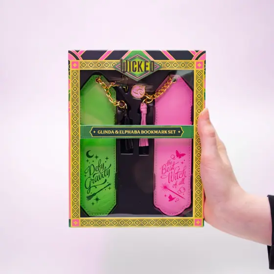NOBLE COLLECTION - GLINDA AND ELPHABA BOOKMARK SET-5