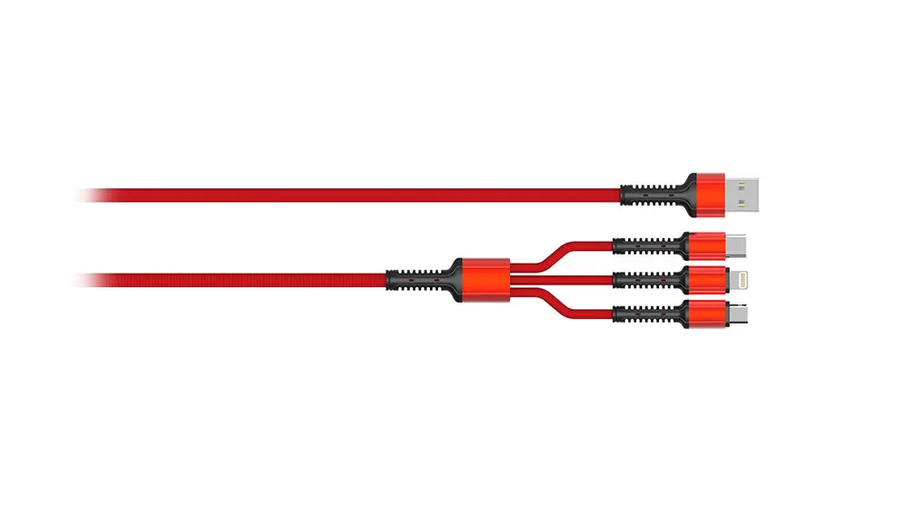 MOYE CONNECT 3 IN 1 USB DATA CABLE RED-2