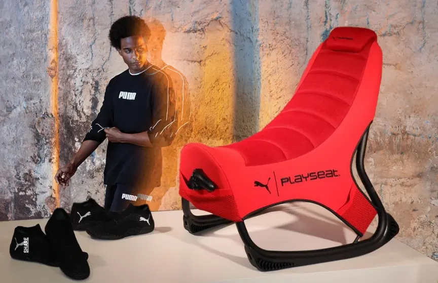 PLAYSEAT PUMA ACTIVE GAMING SEAT - RED-5