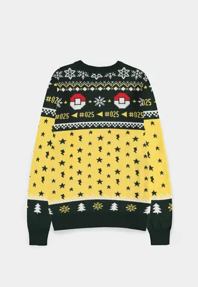 DIFUZED POKEMON - PIKACHU CHRISTMAS JUMPER - 2XL-1
