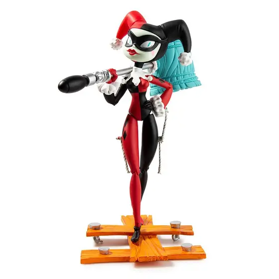 KIDROBOT HARLEY QUINN MEDIUM FIGURE BY BRANDT PETERS RED-0