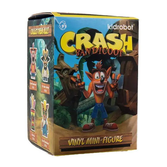 KIDROBOT FIGURE CRASH BANDICOOT MINI SERIES-0