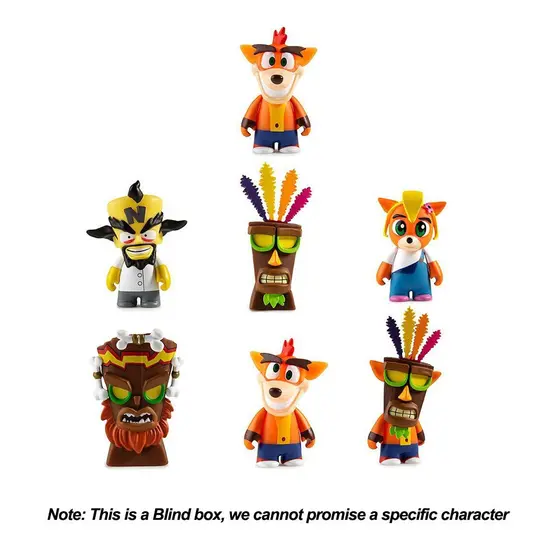 KIDROBOT FIGURE CRASH BANDICOOT MINI SERIES-1