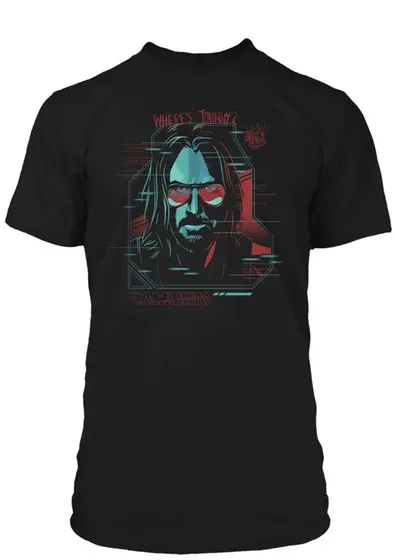 JINX CYBERPUNK 2077 DIGITAL GHOST PREMIUM TEE ČRNA XL-0
