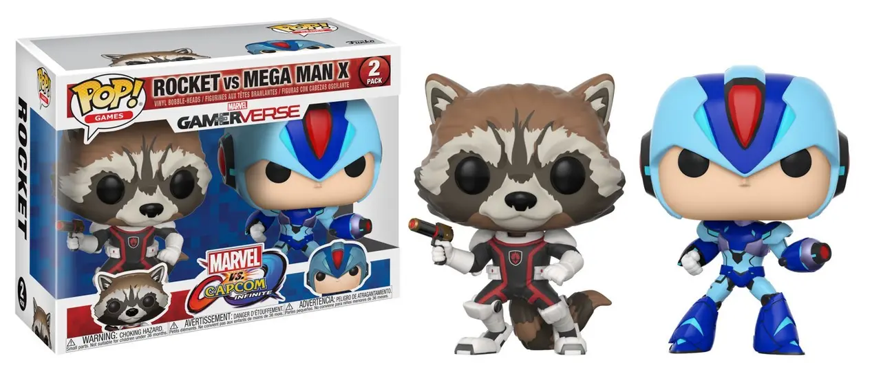POP! Figura 2-PACK: CAPCOM VS. MARVEL: ROCKET VS MEGAMAN X-1