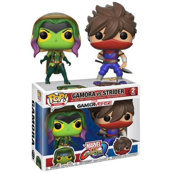 POP! Figura 2-PACK: CAPCOM VS. MARVEL: GAMORA VS STRIDER-0