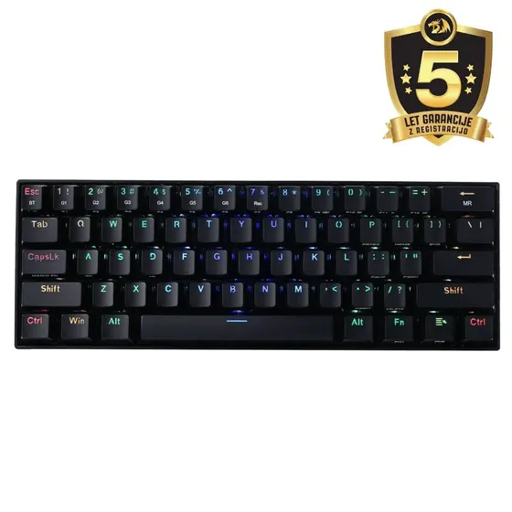 KEYBOARD - REDRAGON DRACONIC K530RGB PRO BT/WIRED MECHANICAL BROWN SWITCH-0