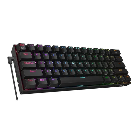 KEYBOARD - REDRAGON DRACONIC K530RGB PRO BT/WIRED MECHANICAL BROWN SWITCH-2