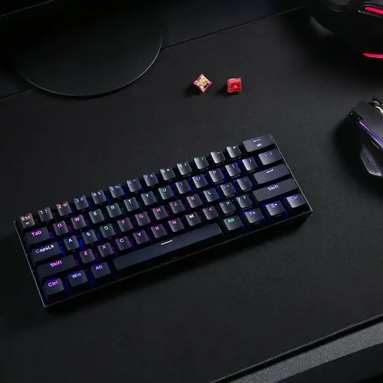 KEYBOARD - REDRAGON DRACONIC K530RGB PRO BT/WIRED MECHANICAL BROWN SWITCH-6