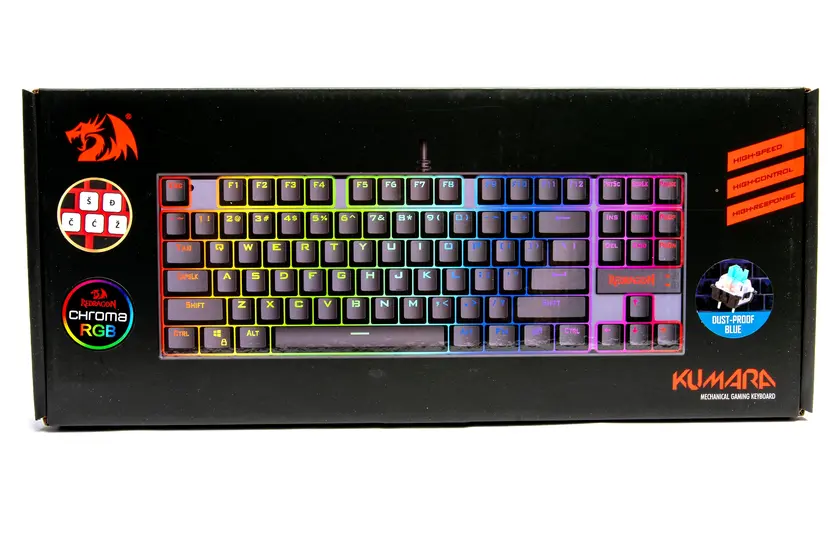 KEYBOARD - REDRAGON KUMARA K552RGB-1 RGB MECHANICAL SLO/CRO LAYOUT-7