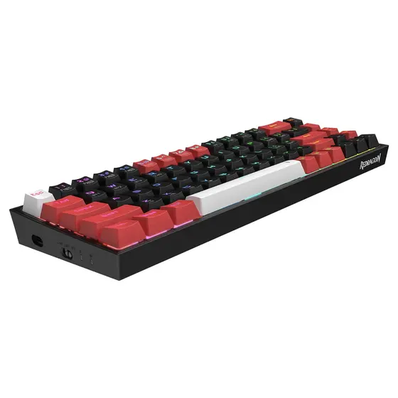 KEYBOARD - REDRAGON CASTOR K631RGB PRO WIRED/WIRELESS/BT MECHANICAL RED SWITCH-12