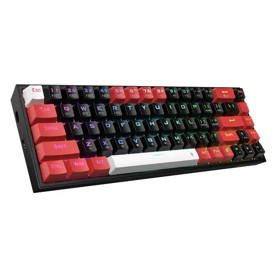 KEYBOARD - REDRAGON CASTOR K631RGB PRO WIRED/WIRELESS/BT MECHANICAL RED SWITCH-2