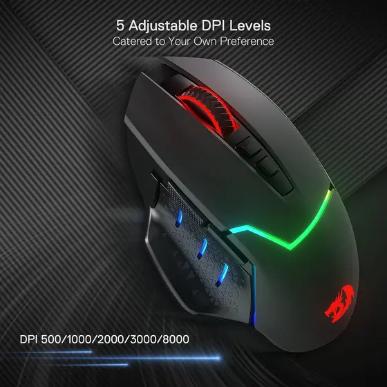 MOUSE - REDRAGON MIRAGE M690-PRO WIRELES-9