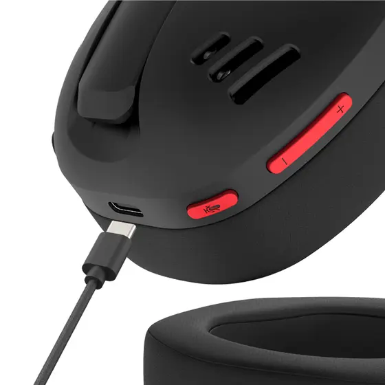 HEADSET - REDRAGON IRE H848 WIRELESS - BLACK-6
