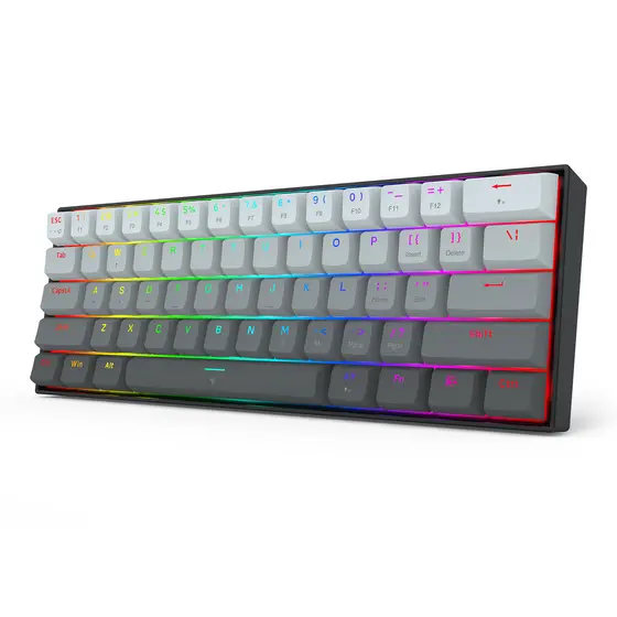 KEYBOARD - REDRAGON FIZZ K617 RGB WIRED BLACK MAGNETIC-4