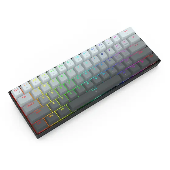KEYBOARD - REDRAGON FIZZ K617 RGB WIRED BLACK MAGNETIC-5