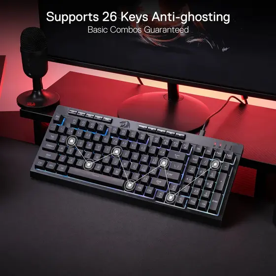 KEYBOARD - REDRAGON SHIVA PRO K515-RGB WIRELESS-11