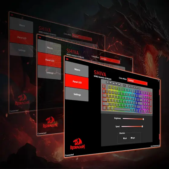 KEYBOARD - REDRAGON SHIVA PRO K515-RGB WIRELESS-13