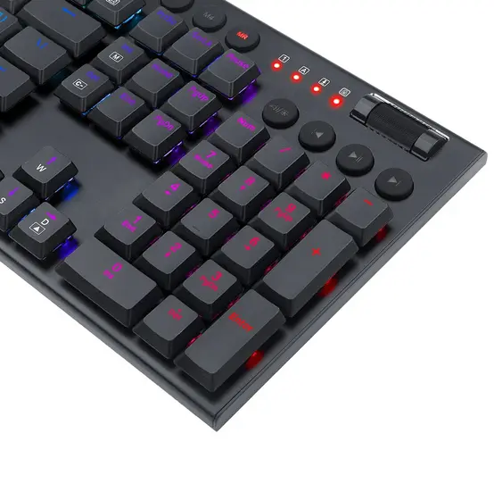 KEYBOARD - REDRAGON HORUS K619-RGB WIRED RED SWITCH SLO/CRO LAYOUT-2