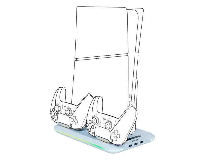 BIGBEN PS5 SLIM CHARGING STATION WITH FAN-0