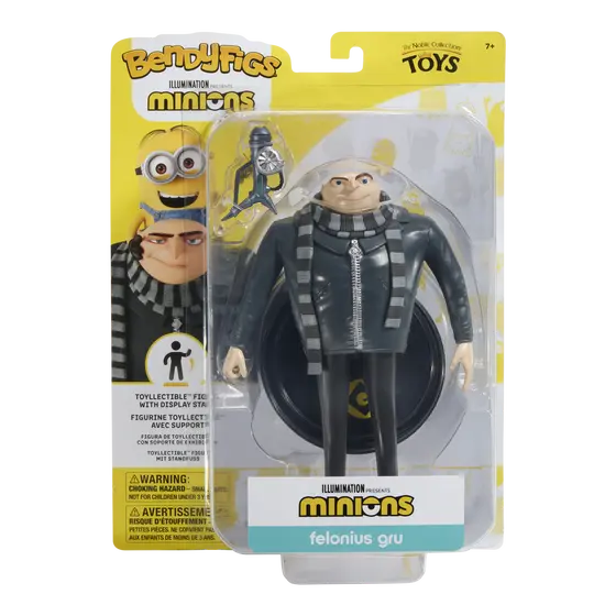NOBLE COLLECTION - UNIVERSAL - MINIONS - FELONIUS GRU BENDYFIG-6