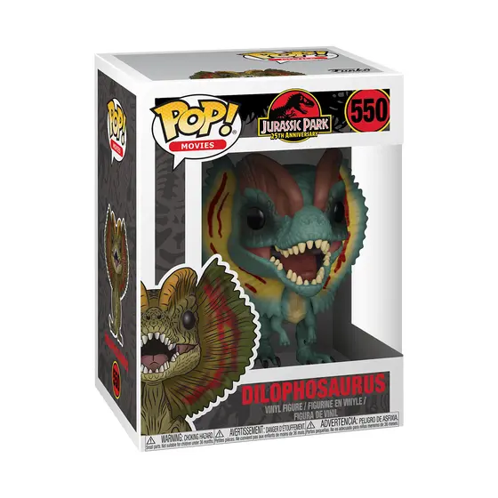 FUNKO POP MOVIES: JURASSIC PARK - DILOPHOSAURUS W/CHASE-3
