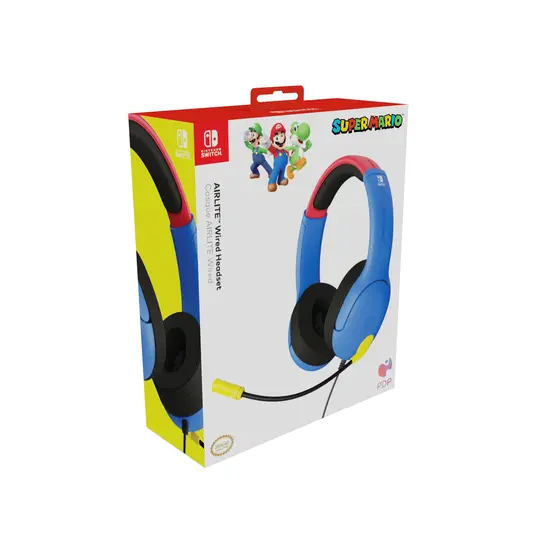 PDP NINTENDO SWITCH AIRLITE WIRED HEADSET MARIO-6
