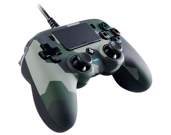 NACON PS4 WIRED COMPACT CONTROLLER CAMO GREEN-1
