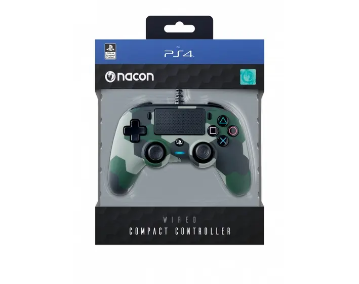 NACON PS4 WIRED COMPACT CONTROLLER CAMO GREEN-4