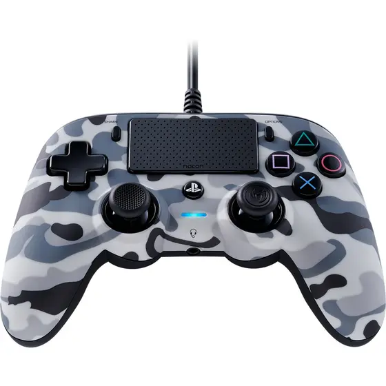 Nacon | PS4 WIRED COMPACT WIRED KONTROLER CAMO GREY-0