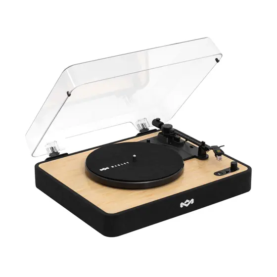HOUSE OF MARLEY REVOLUTION BT TURNTABLE SIGNATURE BLACK-0