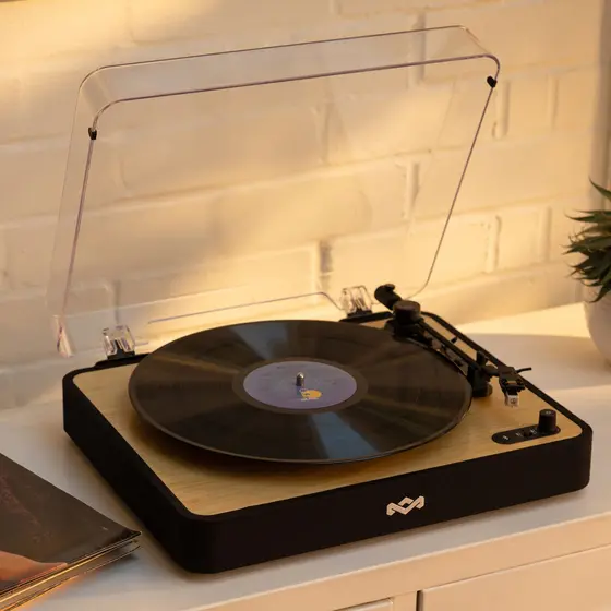HOUSE OF MARLEY REVOLUTION BT TURNTABLE SIGNATURE BLACK-5