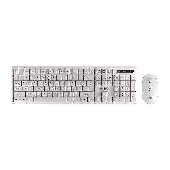MARVO OFFICE WS005 HR WH WIRELESS COMBO WHITE SLO/CRO-0