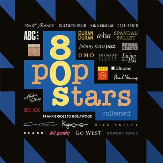 VARIOUS ARTISTS - 80s Pop Stars Collected (Red & Silver Vinyl) LP2-0