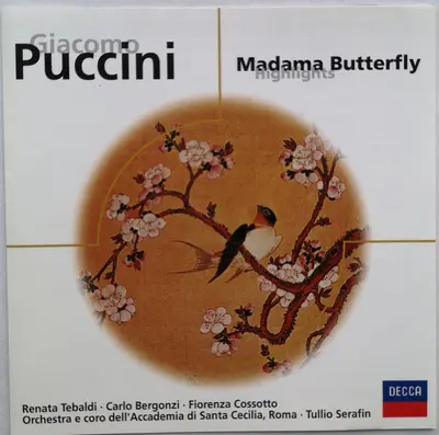 Giacomo Puccini, Carlo Bergonzi, Fiorenza Cossotto, Coro dell'Accademia Nazionale di Santa Cecilia, Tullio Serafin - Madama Butterfly - Highlights