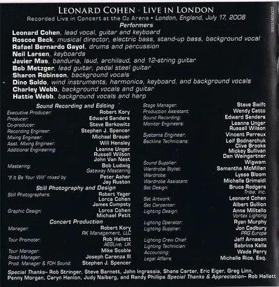 Leonard Cohen - Live In London-23