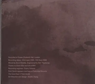 Patti Smith, Kevin Shields - The Coral Sea-9
