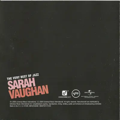 Sarah Vaughan - The Very Best Of Jazz-11