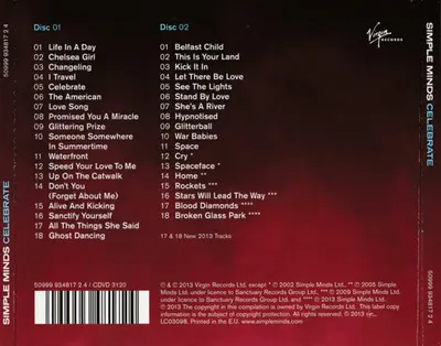 Simple Minds - Celebrate (The Greatest Hits+)-1
