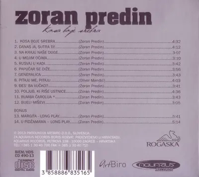 Zoran Predin - Kosa Boje Srebra-1