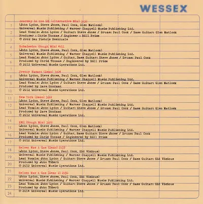 Sex Pistols - Never Mind The Bollocks Here's The Sex Pistols - Alternative Takes-6